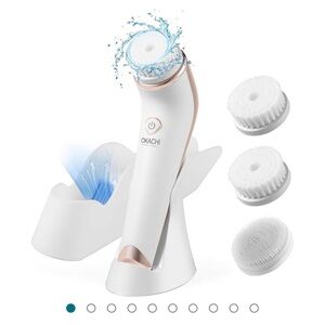 Okachi Facial Cleansing Brush With Drying Feature